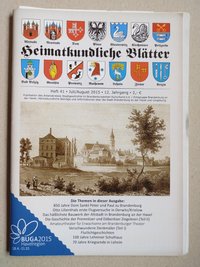 Heimatkundliche Blätter Brandenburg