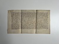 Urkunde, Testament der Elschin Schwarzenberg geborene Prusse, Frau des Walter Schwarzenberg, Frankfurt 18. Januar 1484.
