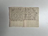 Urkunde, Bestätigung der Katharina Prusse für ihren Schwager Walter von Schwarzenberg, 9. Oktober 1481