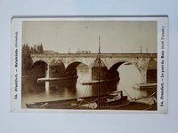 CdV, Frantisek Fridrich, Frankfurt, Nr. 14, Mainbrücke, ca. 1875.