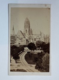 CdV, Unbekannter Fotograf, Frankfurt, Der Kaiserdom, ca. 1866