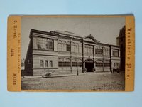 CdV, Carl Hertel, Frankfurt, Die Markthalle, 1878.