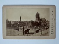 CdV, Unbekannter Fotograf, Frankfurt, Panorama, ca. 1876.