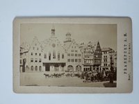 CdV, Unbekannter Fotograf, Frankfurt, Der Römer, ca. 1876.