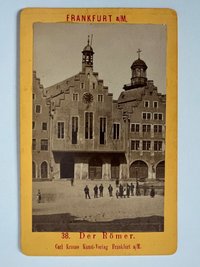 CdV, Unbekannter Fotograf, Frankfurt, Der Römer, ca. 1881.
