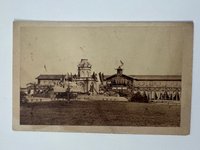 CdV, Hermann Hartmann, Frankfurt, Schützenfestplatz beim deutschen Schützenfest, Juli 1862.