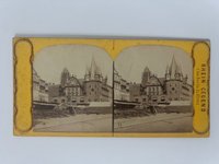 Stereobild, Unbekannter Fotograf, Frankfurt, Rententurm, ca. 1876.