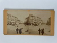 Stereobild, Unbekannter Fotograf, Frankfurt, Zeil, ca. 1900.
