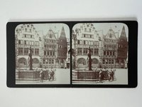 Stereobild, Unbekannter Fotograf, Frankfurt, Römer, dat. 1902.