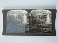 Stereobild, Keystone View Company, Nr. W 24501, In the Beautiful Palm Garden, ca. 1910.