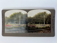 Stereobild, Griffith & Griffith, Frankfurt, Nr. 6190, The Parterre, Palm Garden, ca. 1912.
