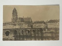 Gottfried Vömel, Frankfurt, Kaiserdom, Abzug von einer alten Platte von Mylius ca.1860, ca. 1905.
