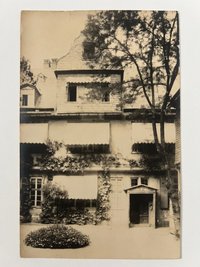 Gottfried Vömel, Frankfurt, Pfarrhaus von Seydewitz, Alte Schlesingergasse, Abzug nach einer alten Platte von Carl Böttcher von 1885.