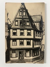 Gottfried Vömel, Frankfurt, An der Schmidtstube, Große Fischergasse, nach einer alten Platte, ca. 1905.