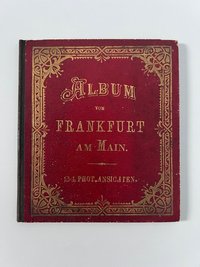Philipp Frey & Co, Album von Frankfurt a. M., 24 Lithographien als Leporello, ca. 1887.