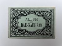 Unbekannter Hersteller, Album von Bad Nauheim, 6 Lithographien als Leporello, ca. 1890.