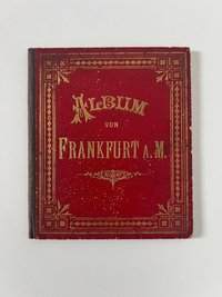 Unbekannter Hersteller, Album von Frankfurt am Main, 24 Lithographien als Leporello, ca. 1889.