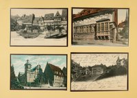 Wandbild mit Grußkarten aus der Stadt Hildesheim