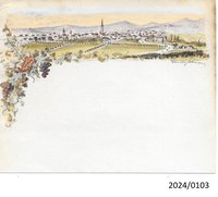 Kolorierte Ansicht von Bad Dürkheim, um 1910