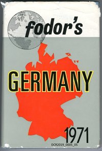 Buch, Reiseführer, Fodor's Germany 1971
