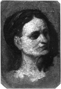 Frauenkopf (die Mutter des Malers?)