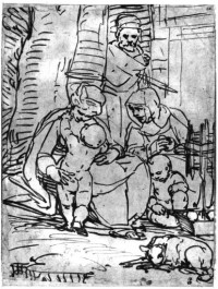 Die Heilige Familie mit der Hl. Elisabeth und dem Knaben Johannes