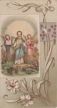 Gebets- und Ablasskarte zum hl. Kind von Aracoeli - Rom