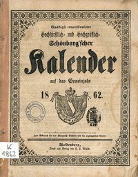 Gnädigst- und Hochgräflicher Schönburgischer Kalender