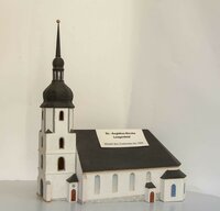 Modell der alten St. Aegidiuskirche Lengenfeld
