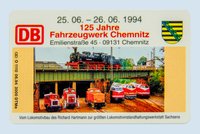 Telefonkarte 6 DM "Unternehmen Zukunft Deutsche Bahn"