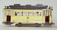 Modell Triebwagen Dresden gelb 934