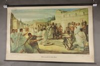 Wandkarte "Sklavenmarkt im alten Rom"