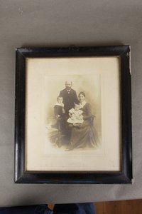 Gerahmtes Foto "Familie Jakob Stephan" um 1910