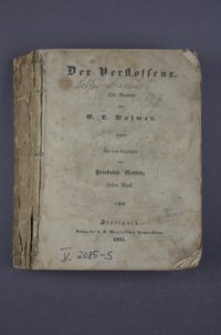 "Der Verstossene", Roman von E.L. Bulwer