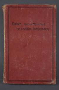 "Duden", Kleines Wörterbuch der deutschen Rechtschreibung, 1918