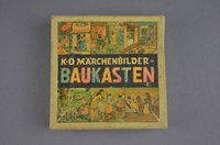 Märchenbilder Baukasten, 6 Bilder, 16 Bausteine von K-O, um 1950