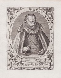Kupferstichportrait: Heinrich Meibom der Ältere (1655-1625)