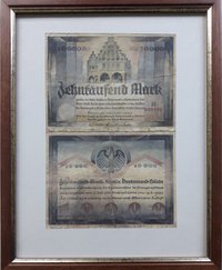 Notgeld Dortmund und Hörde 10000 Mark von 1923