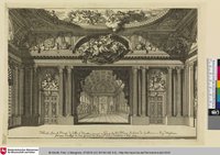 Nouveaux Livres de Pintures de Salles et d'Escalliers; [Vestibül mit anschließender Gallerie]