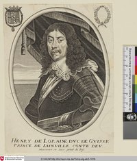 Henry De Loraine Dvc De Gvisse Prince De Lainville Conte Dev.; [Henri II., Herzog von Lothringen]