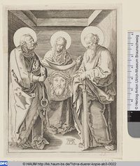 Die Hll. Veronika, Petrus und Paulus - vera icon