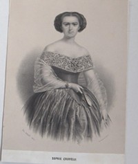 Lithographie "Sophie Cruvelli"