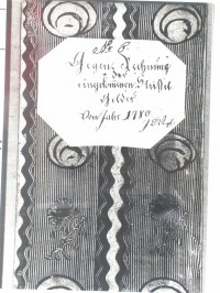 Schlüssel-Rechnung de Anno 1780 (19.05. - 17.09.1780)