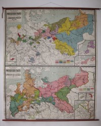 Schul- Wandkarte zur Geschichte des Preuszischen Staates