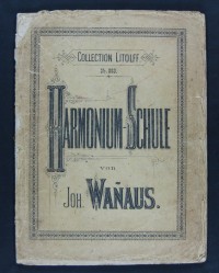 Harmonium-Schule von Johann Wañaus
