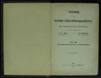 Kehr/ Kriebitzsch, Lesebuch für deutsche Lehrerbildungsanstalten Bd. 1