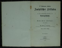 Leunis/ Ludwig, Analytischer Leitfaden I. Zoologie