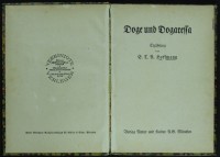 Hoffmann, Doge und Dogaressa