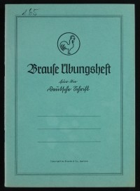 Brause Übungsheft für die Deutsche Schrift