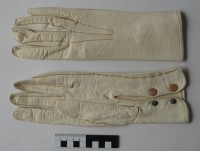 Handschuhe mit 2 Druckknöpfe